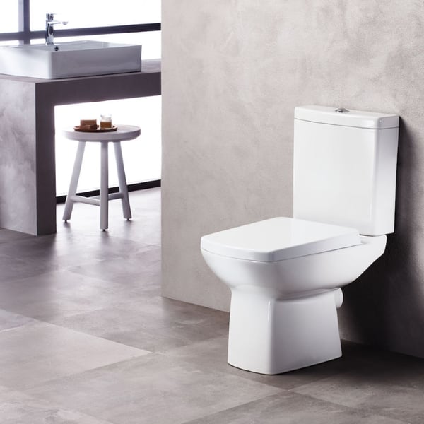 Σετ λεκάνη Quadro Χ.Π. με  κάλυμμα soft closing